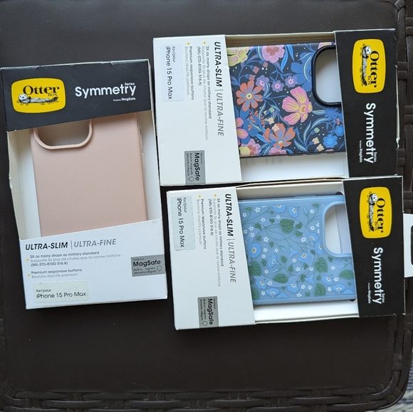 OtterBox Accessories - OtterBox iPhone 15 Max Pro Symmetry Mag Safe Cases Lot of 3